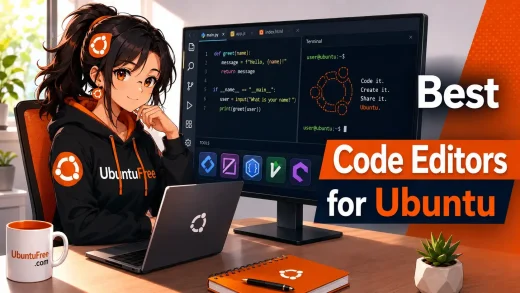 Top ides for ubuntu cover - Top 5 Code Editors on Ubuntu 24.04