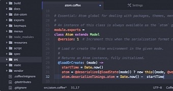 Atom 1 19 hackable text editor improves responsiveness and memory usage