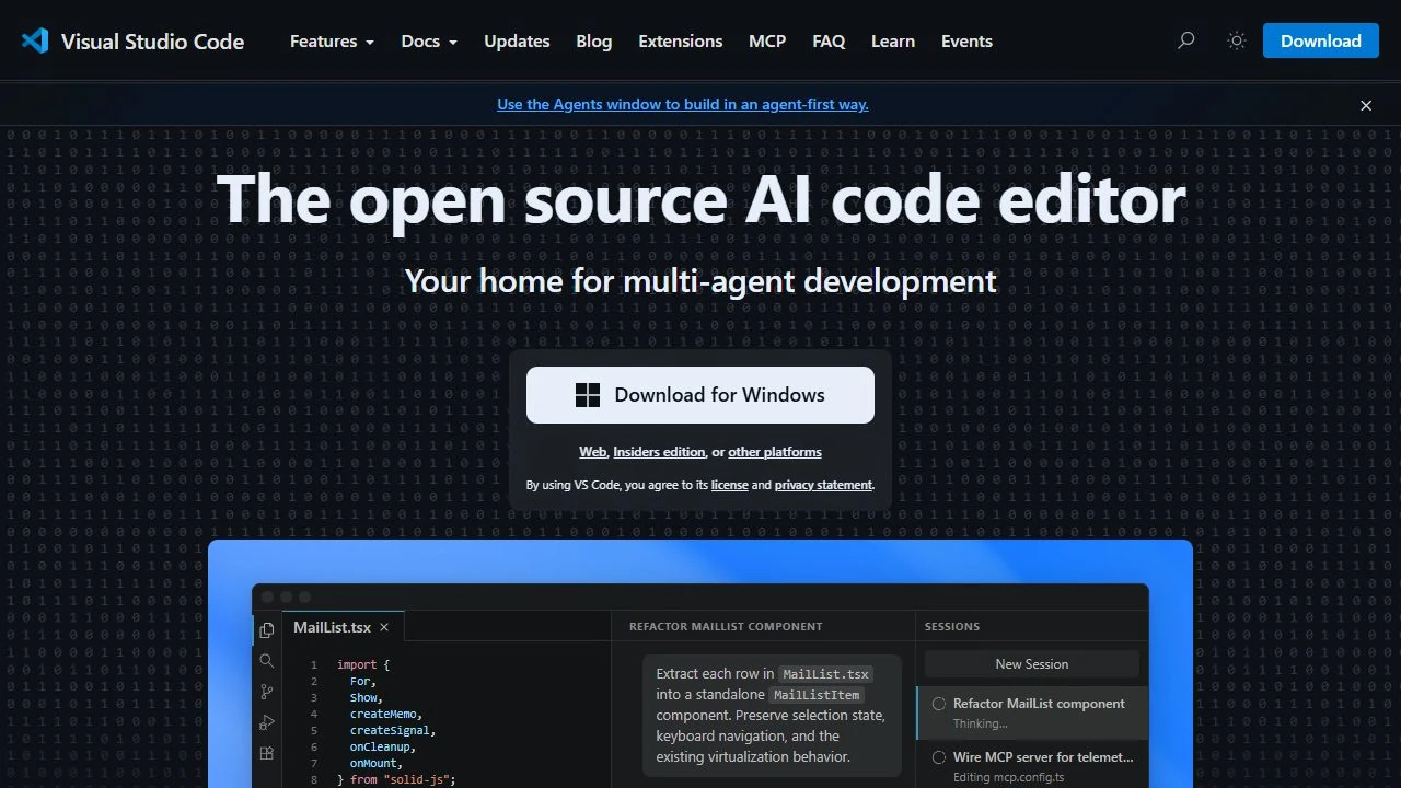 Best code editors ubuntu vscode screenshot - Top 5 Code Editors on Ubuntu 24.04