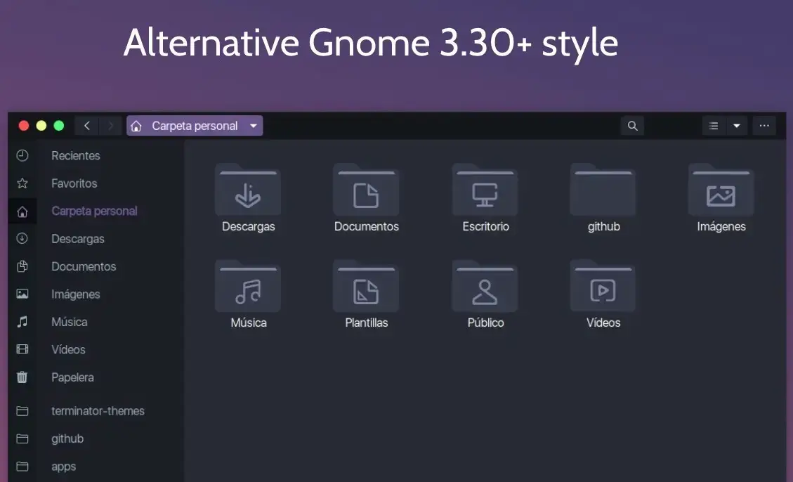 Ant dracula folder screenshot