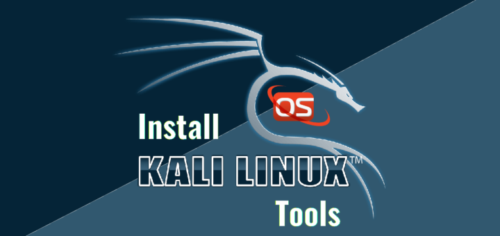 Install kali linux tools 720x340