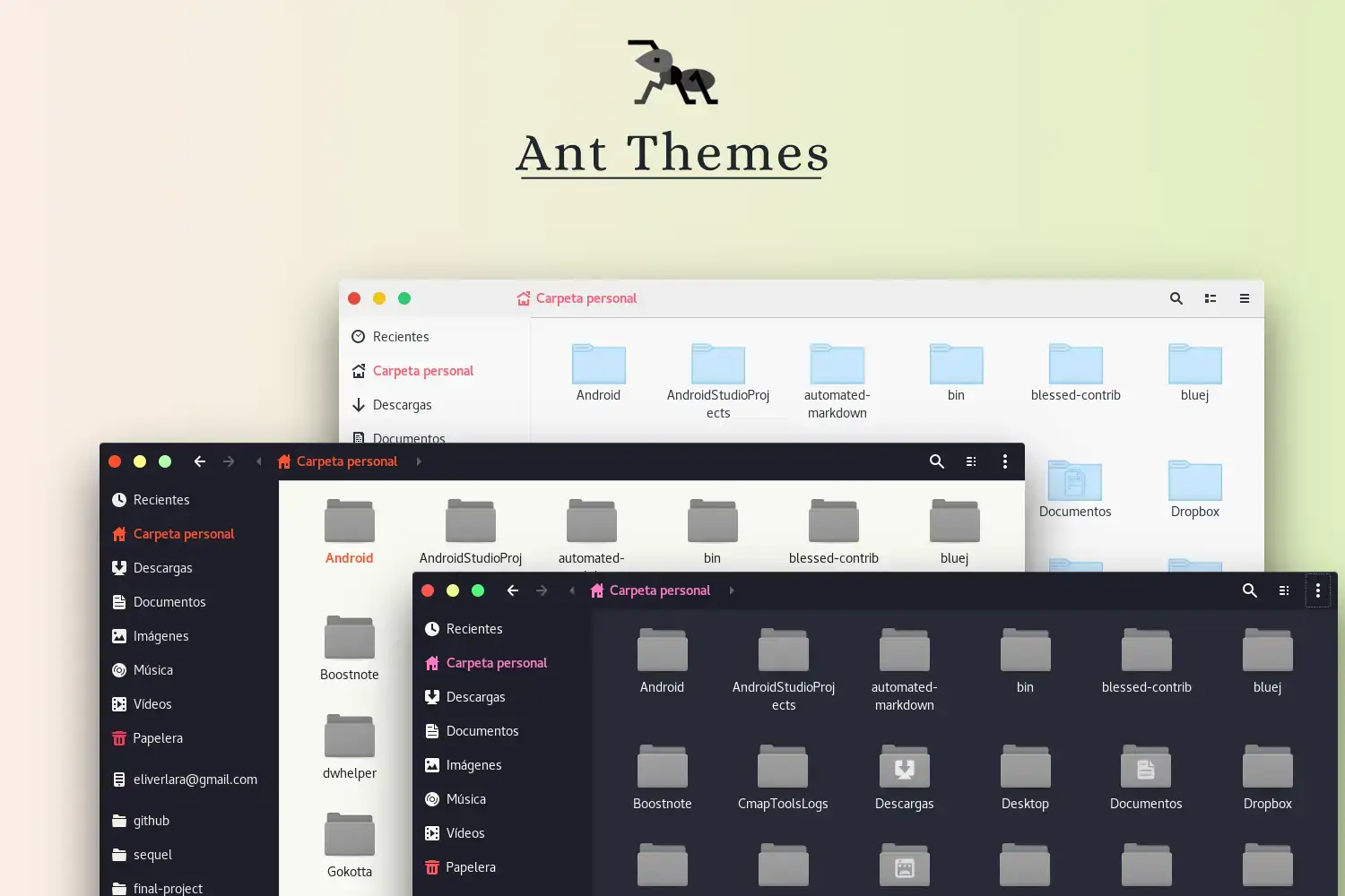 Ant theme classic screenshot look