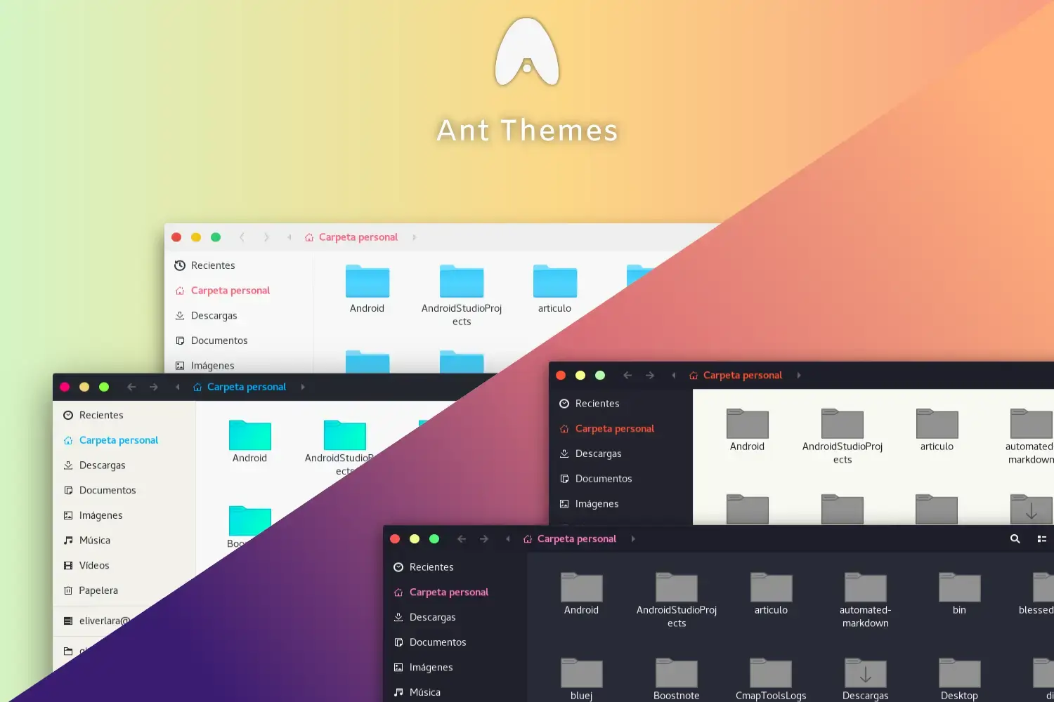 Ant themes on linux screenshot