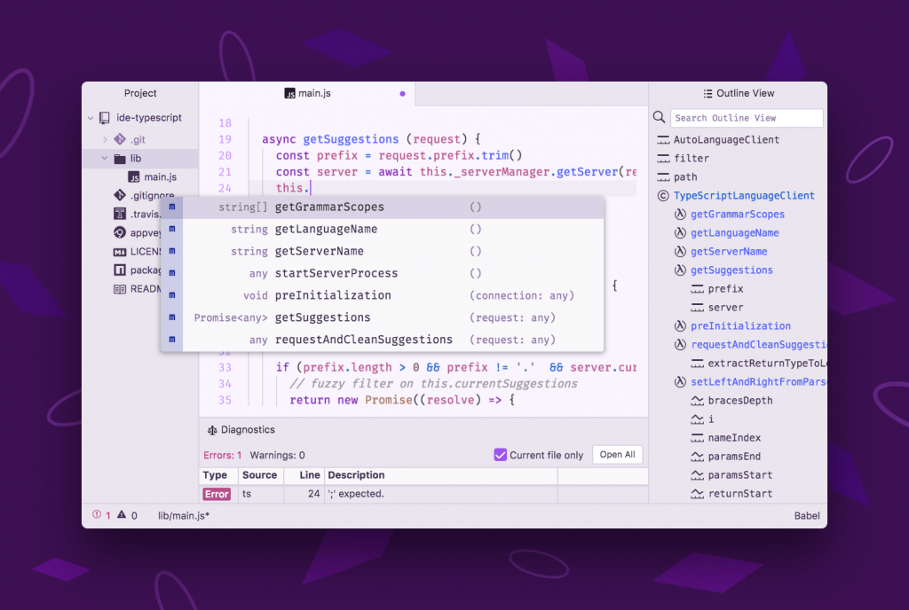 Atom ide for linux