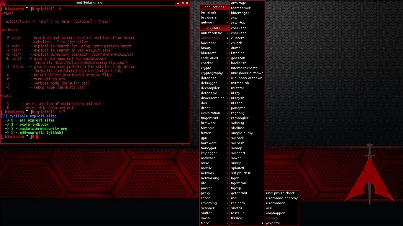 Blackarch linux ethical hacking distro updated with more than 50 new tools 517650 2
