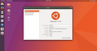 Here s what ubuntu 17 10 s default gnome shell theme and login screen look like