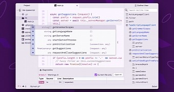 You can now transform the atom hackable text editor into an ide with atom ide