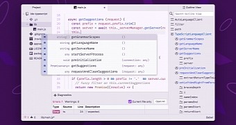 You can now transform the atom hackable text editor into an ide with atom ide