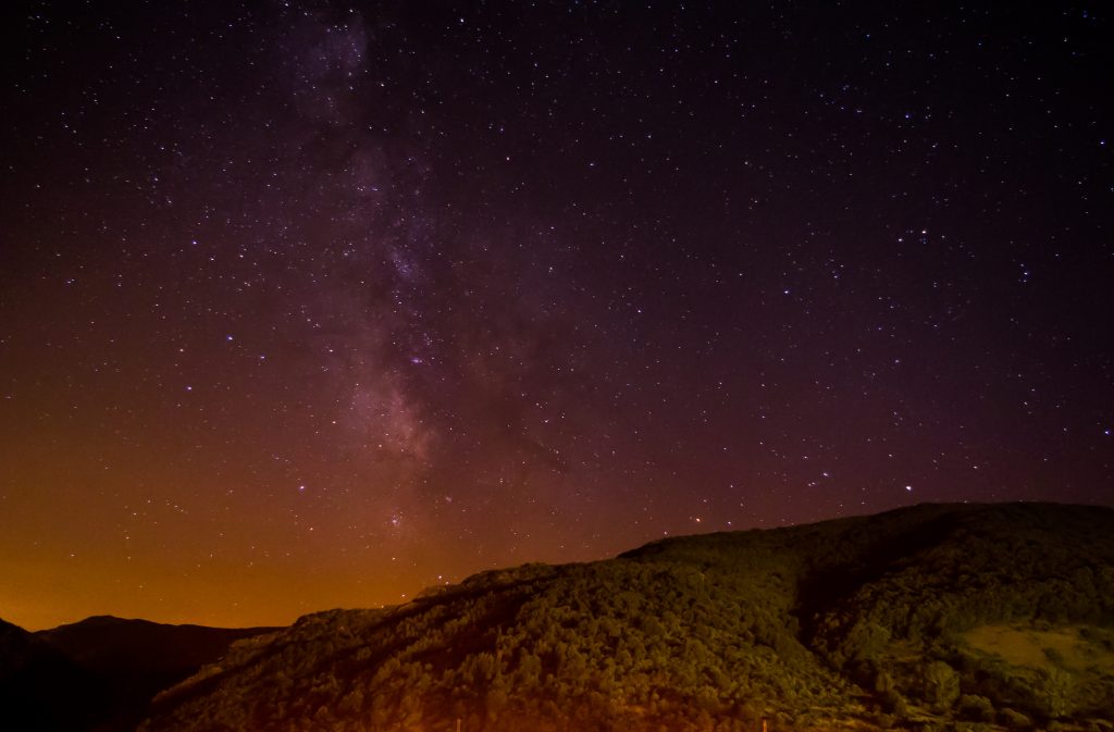 Cielo estrellado background