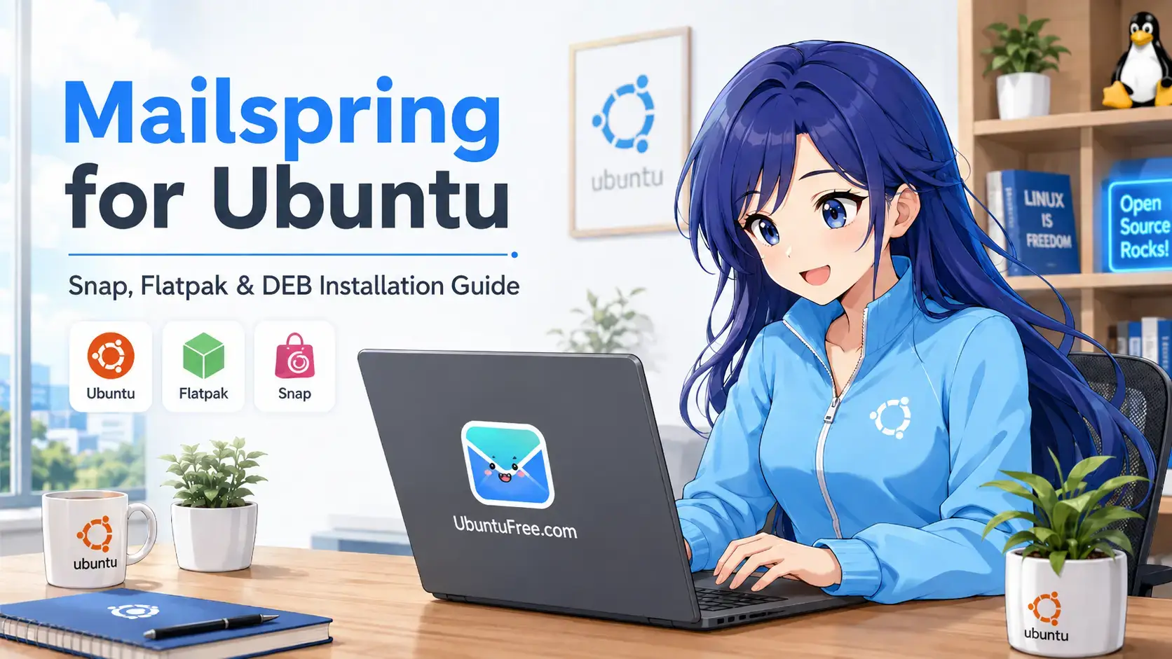 Mailspring setup ubuntu cover - How to Install Mailspring on Ubuntu 26.04 - Complete Guide
