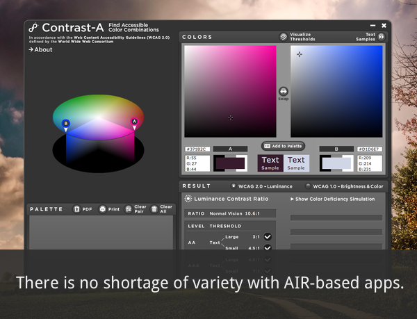 Adobeair features