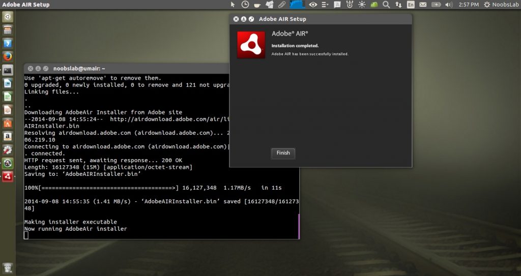 Adobeair install linux