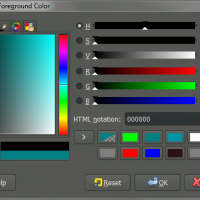 Change foreground on gimp