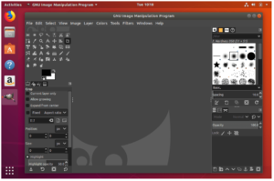 Gimp screenshot