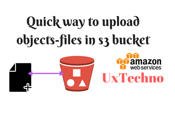Quick way to upload objects files in s3 bucket