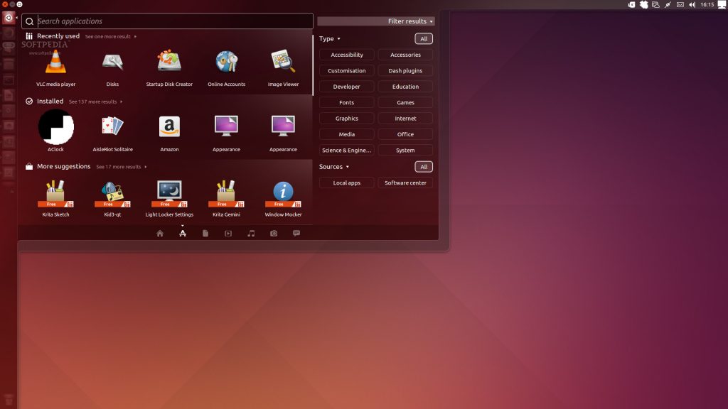 Ubuntu desktop