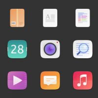 Suru-Icon-Theme-Preview