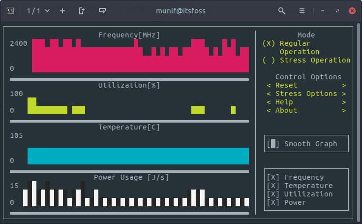 S tui interface