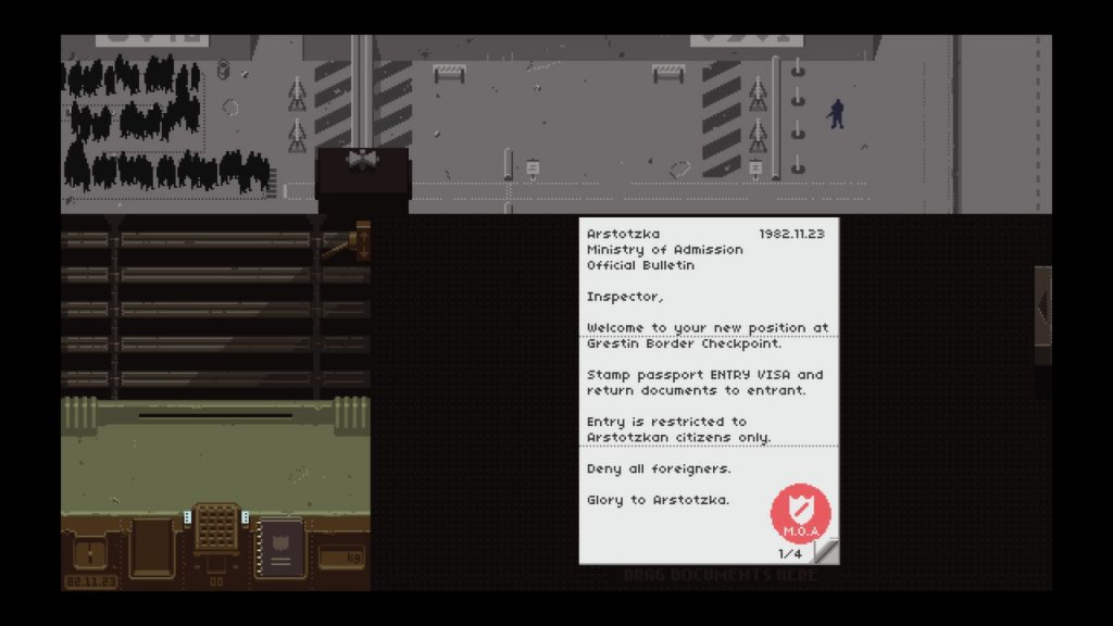 Papers please gameplay