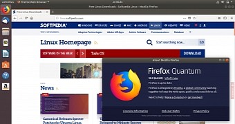 Mozilla firefox 58 quantum web browser is now available for ubuntu linux users