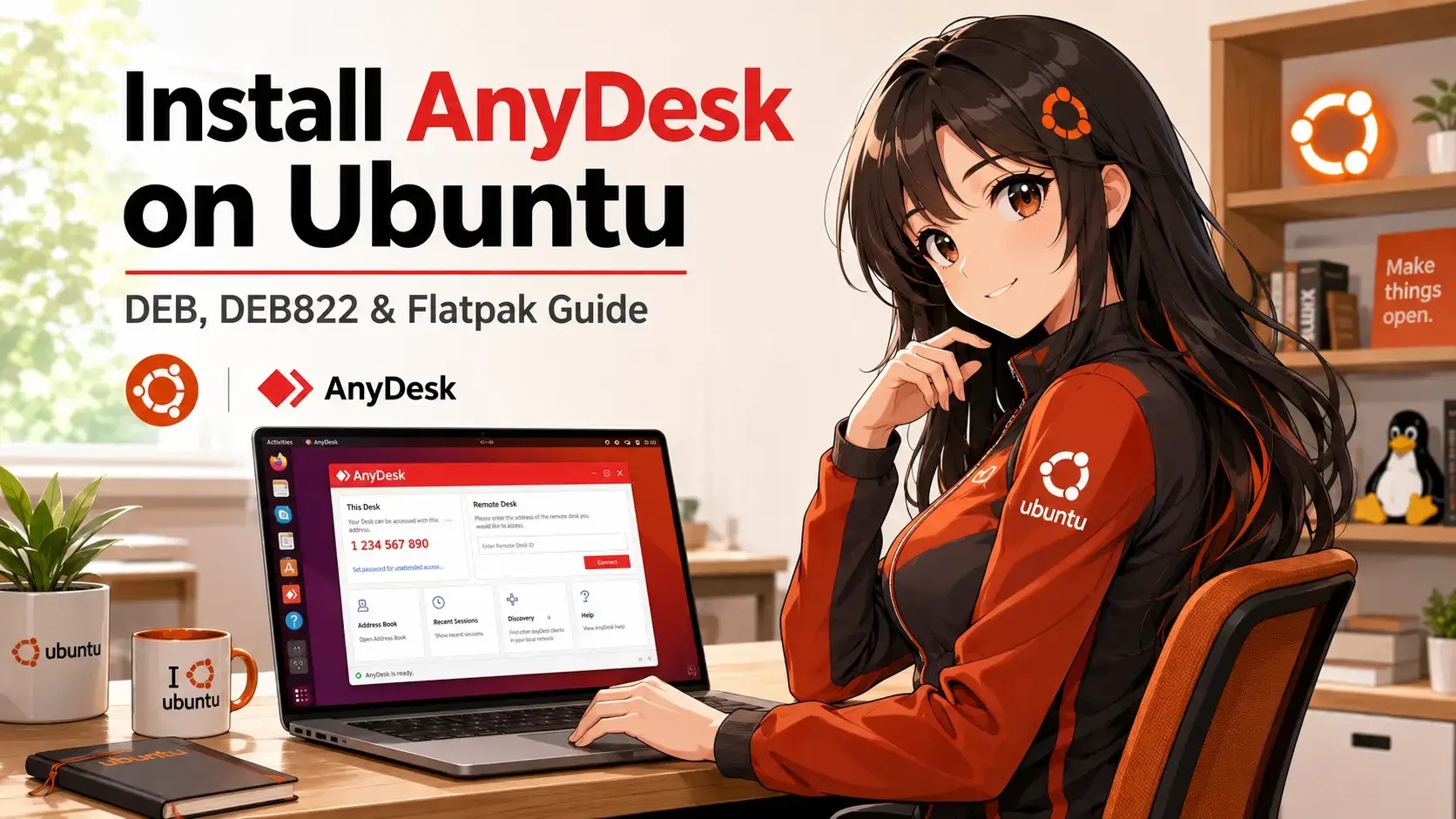 Installing anydesk on ubuntu cover - How to Install AnyDesk on Ubuntu 26.04 - Complete Guide