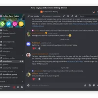 Discord on ubuntu flathub dark screenshot