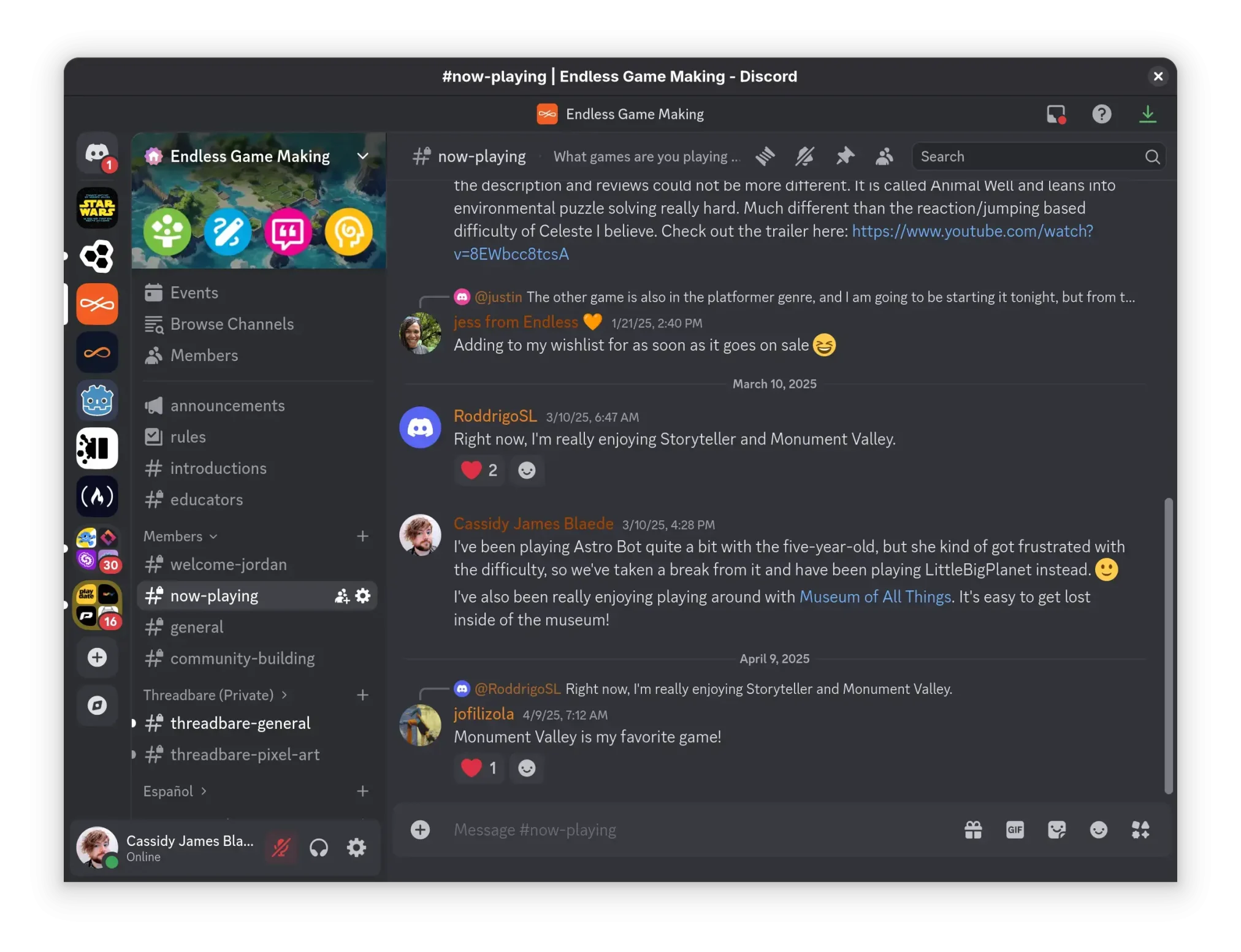 Discord on ubuntu flathub dark screenshot - Discord on Ubuntu 24.04: Install Guide
