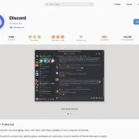 Discord on ubuntu flathub page screenshot
