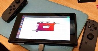 Here s ubuntu 18 04 lts bionic beaver running on the nintendo switch