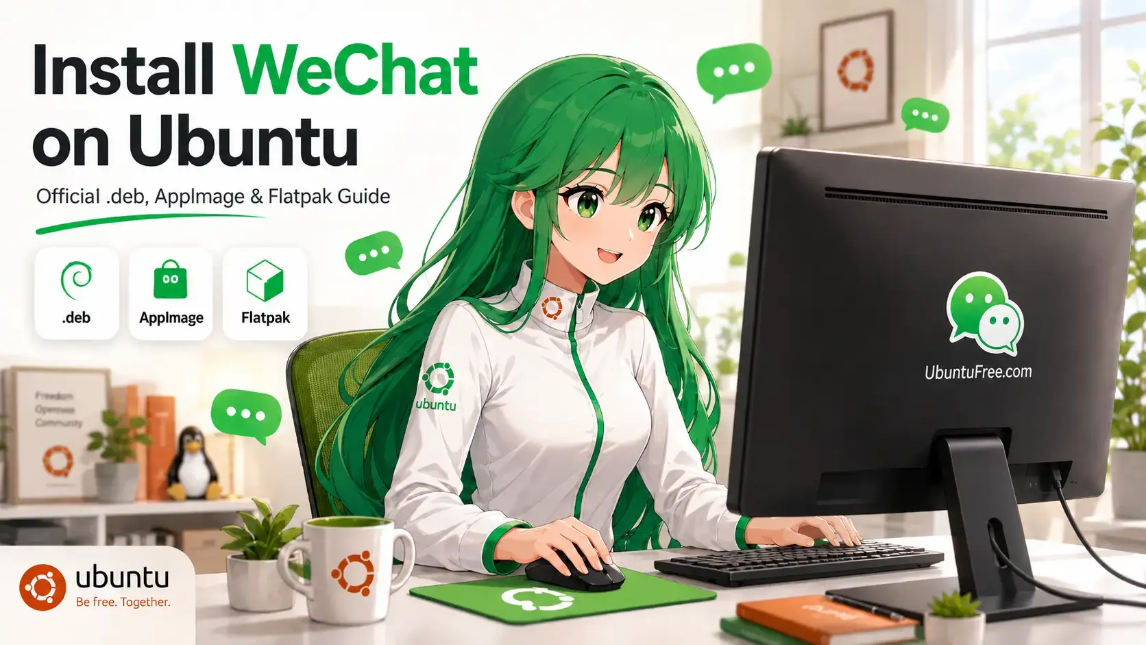 Wechat on linux ubuntu cover - How to Install WeChat on Ubuntu 26.04 - Complete Guide