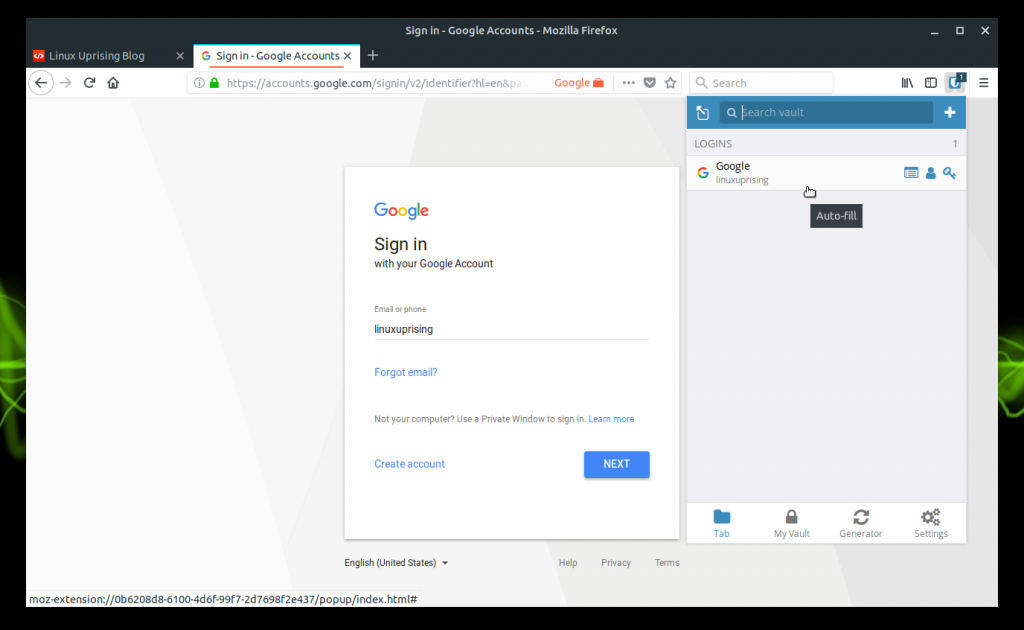 Password management software bitwarden