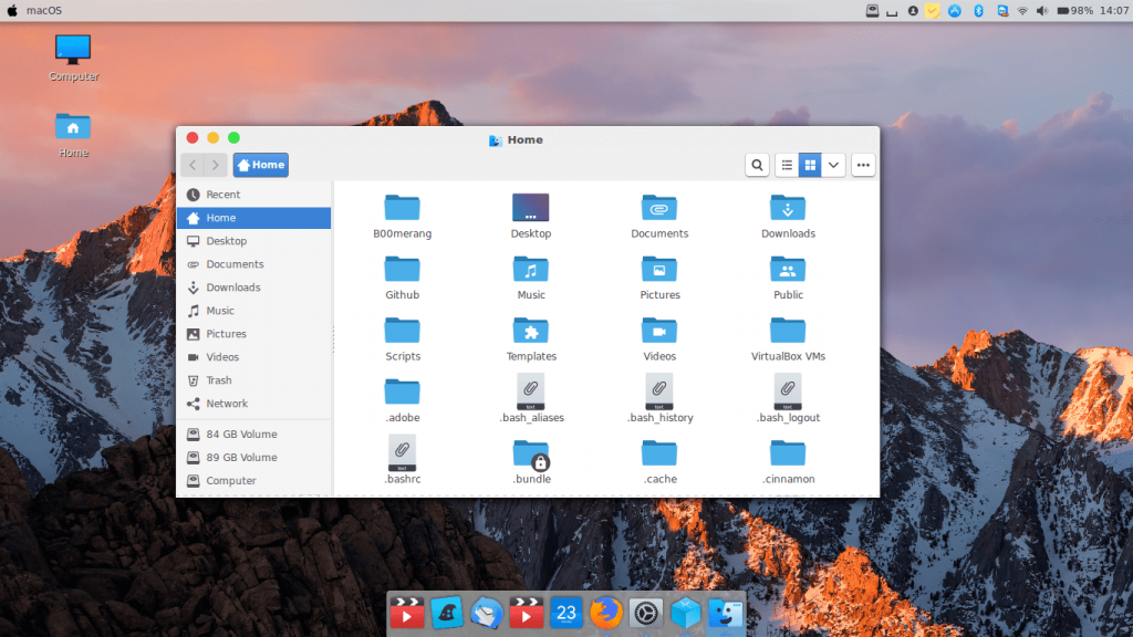 High Sierra theme for Ubuntu