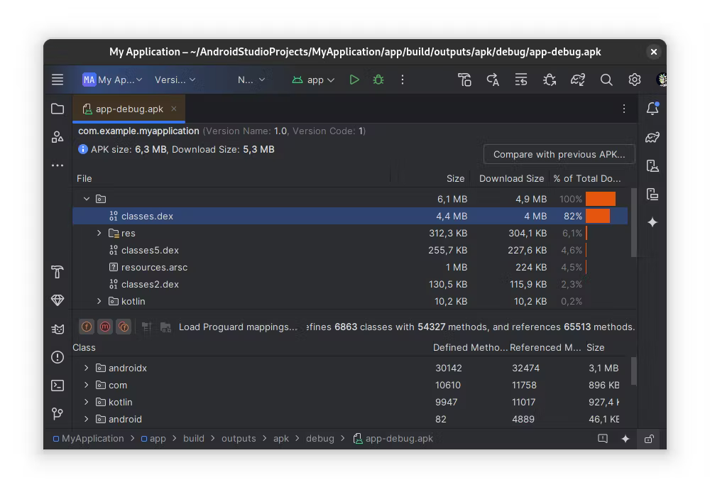 Debug android studio - Android Studio on Ubuntu