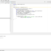Light theme application
