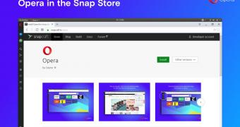 Opera web browser is now available as a snap on ubuntu other linux distros