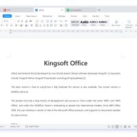 Writer app for wps office on ubuntu
