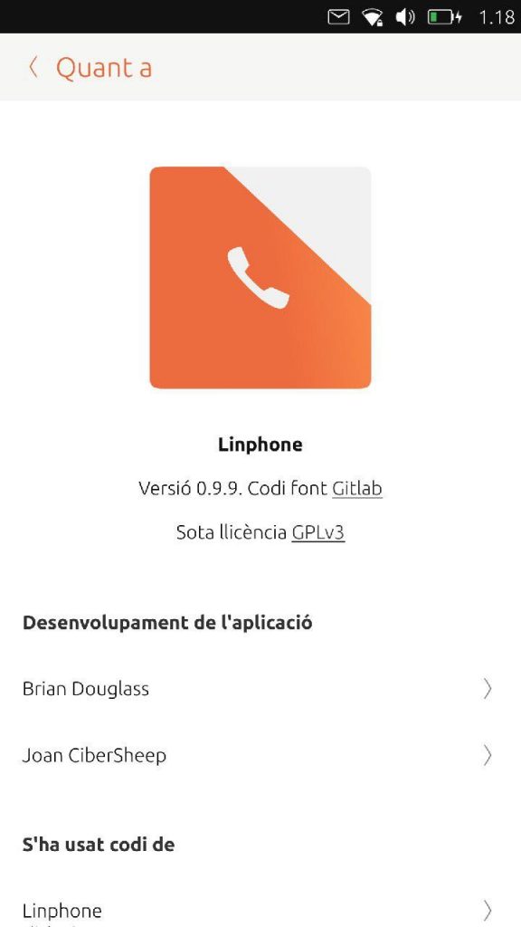 Ubuntu phone users now finally have a voip voice over ip app linphone 523106 4