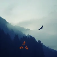 Bird flying across mountain ubuntu logo - 27 Mountain Ubuntu Wallpapers in HD and 4K