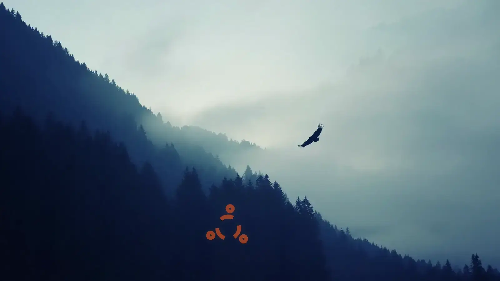 Bird flying across mountain ubuntu logo - 27 Mountain Ubuntu Wallpapers in HD and 4K