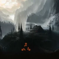 Single cabin in mountain mist ubuntu logo - 27 Mountain Ubuntu Wallpapers in HD and 4K