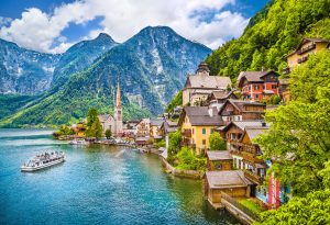 Mountain village of hallstatt