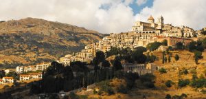 Village on mountains