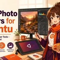 Top photo editors for linux cover