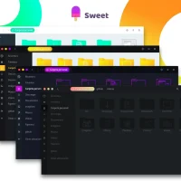 Sweet theme for linux screenshot