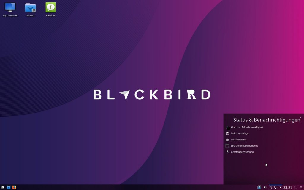 Debian based netrunner 19 01 blackbird officially released with new dark look 524545 5