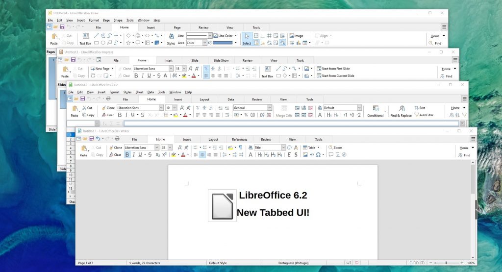 Libreoffice 6 2 slated for release on february 7 will introduce a new tabbed ui 524743 2