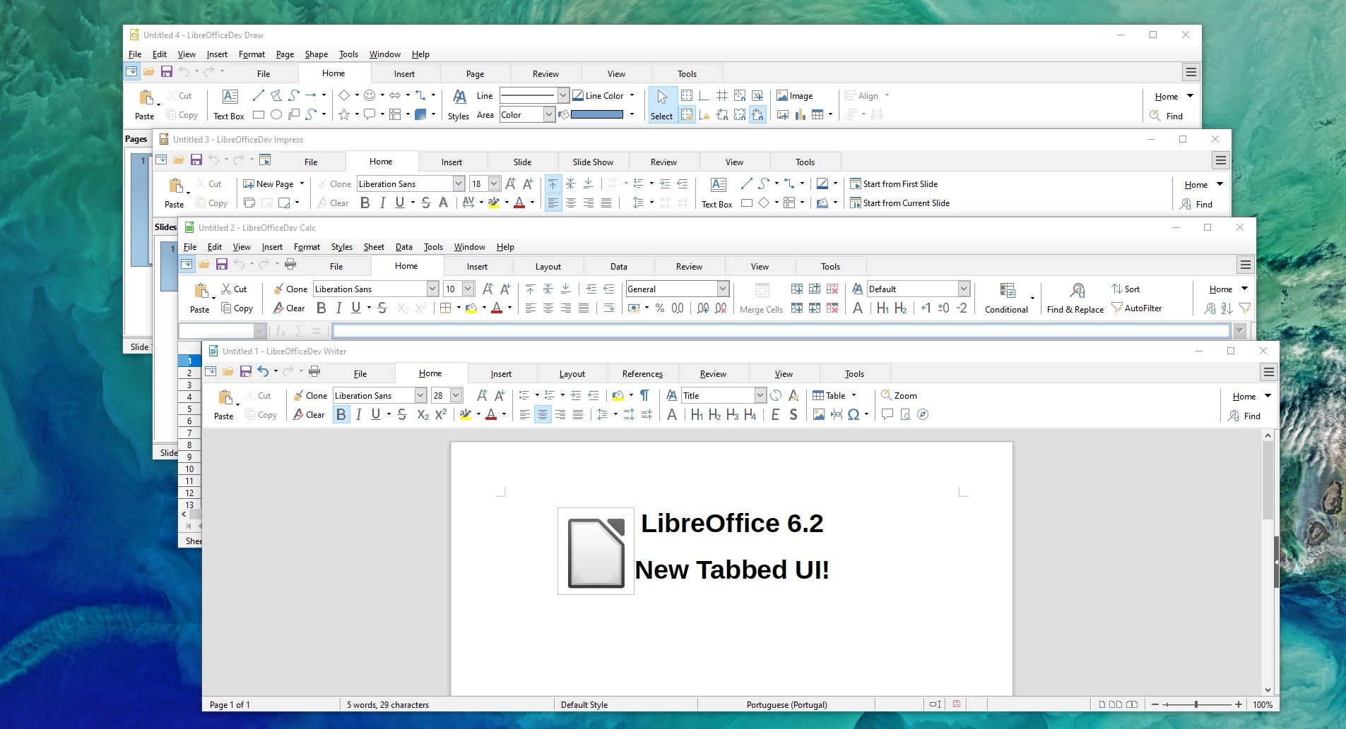 Libreoffice 6 2 slated for release on february 7 will introduce a new tabbed ui 524743 2