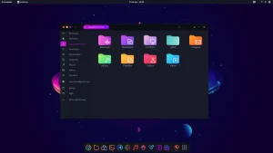 Multi colored folders