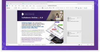 Libreoffice based collabora online 4.0 adds new look numerous improvements
