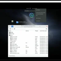 Remmina desktop client connected ssh